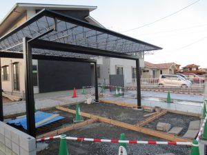 宇部市　全体外構　Ｍ・シェード