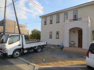 山口市　ディーズガーデン　全体外構　