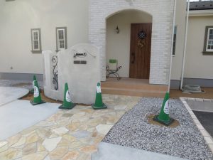 山口市　ディーズガーデン　全体外構