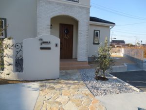 山口市　ディーズガーデン　全体外構