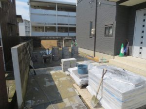 宇部市　カースペース　デッキテラス