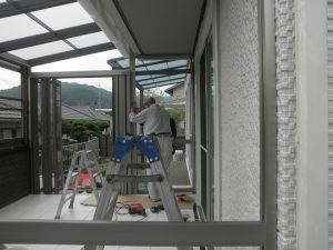 バルコニー前付けガーデンルーム